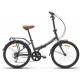 Bicicleta plegable paseo Megamo - 24 Maxi 2020 - Gris